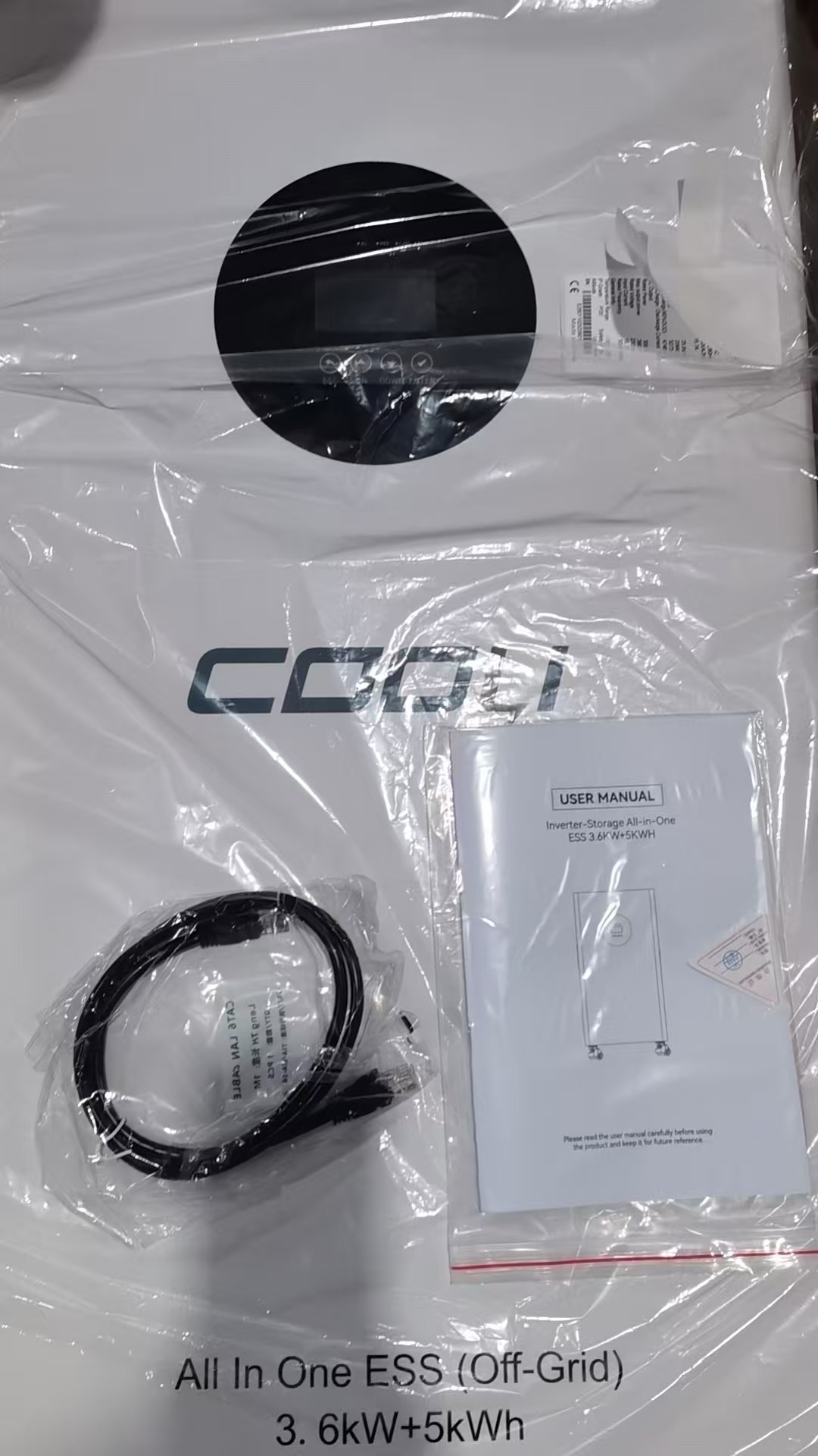 Onduleur Solaire Hybride Tout-en-Un 3.6KW avec Stockage Batterie 5KWH